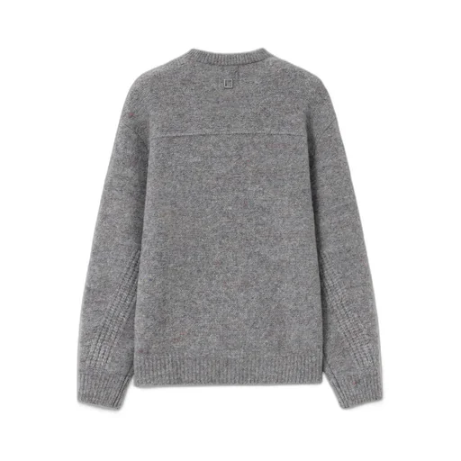 MÉLange-Effect Knitted Sweater