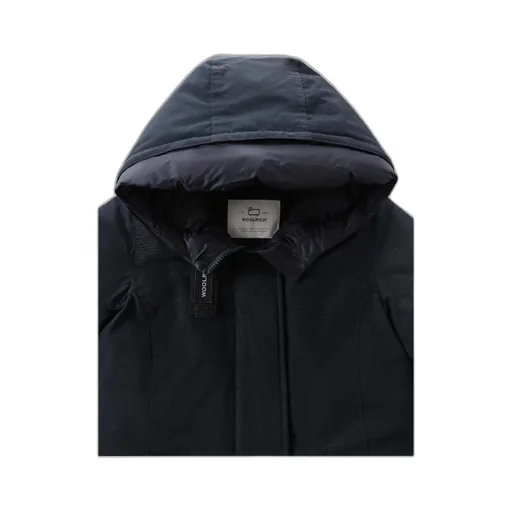 Teen Hooded Feather-Down Padded Coat