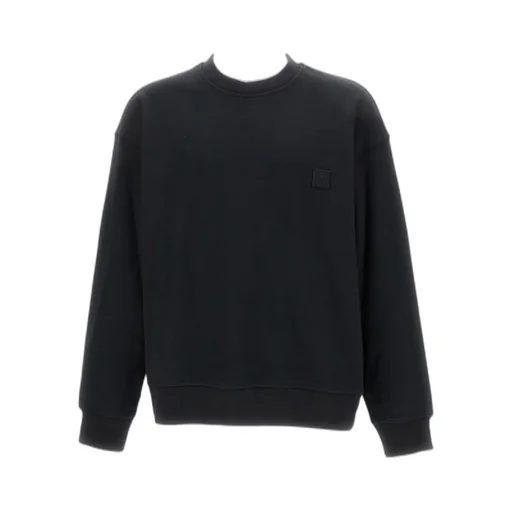 Floral Motif Crewneck Sweater