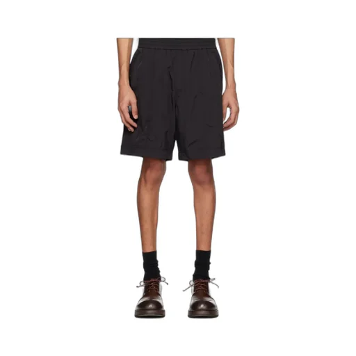 Elastic Taffeta Shorts