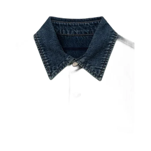 Logo-Plaque Denim Shirt