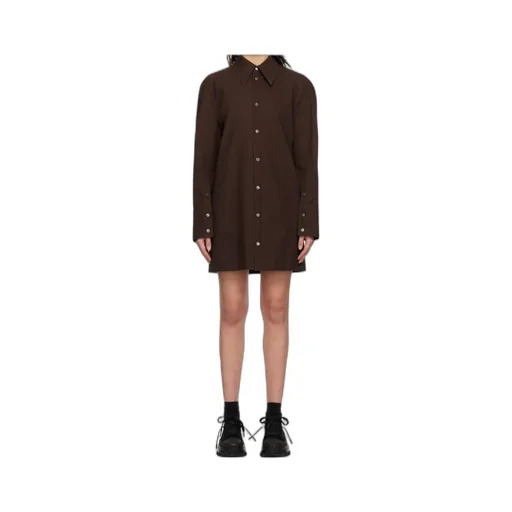 Logo Long Sleeve Dress