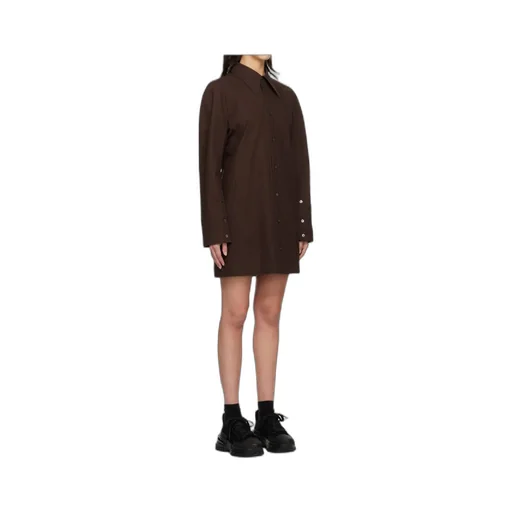 Logo Long Sleeve Dress