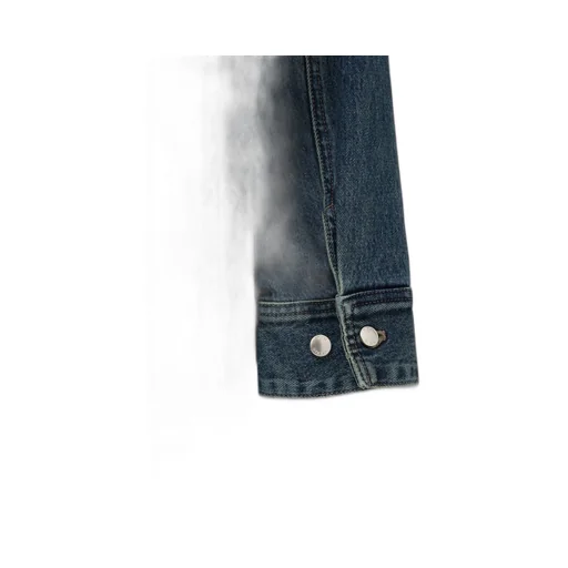 Logo-Plaque Denim Shirt