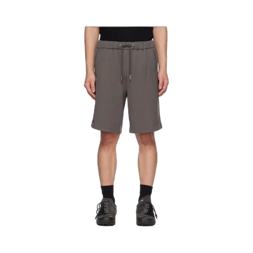 Drawstring Cotton Track Shorts