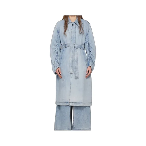Faded Denim Coat