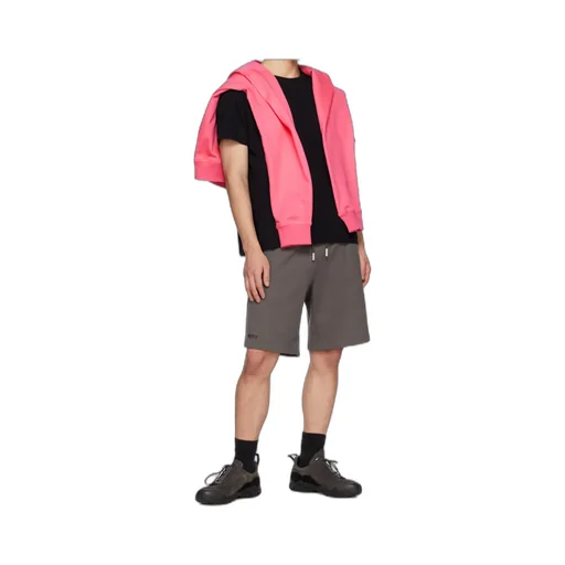 Drawstring Cotton Track Shorts
