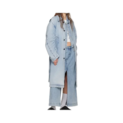 Faded Denim Coat