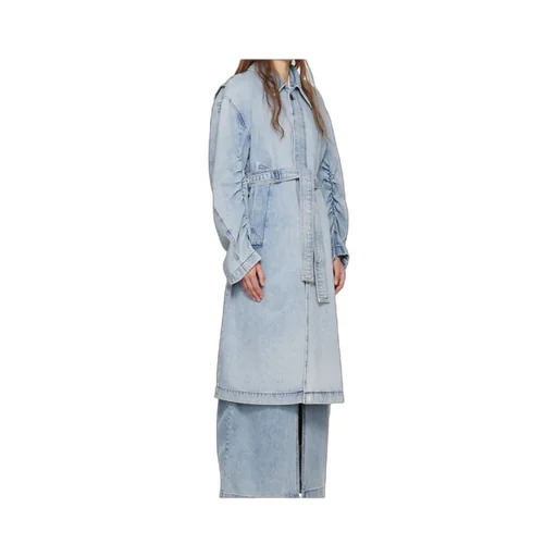 Faded Denim Coat