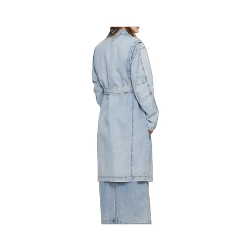 Faded Denim Coat