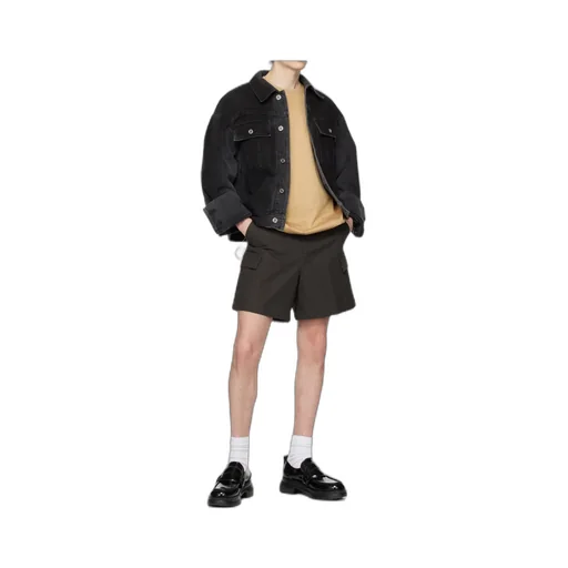 Diagonal Braided Shorts