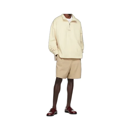 Logo Pleated Shorts