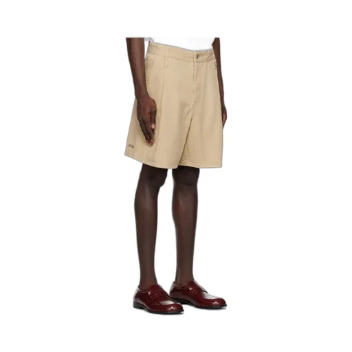 Logo Pleated Shorts