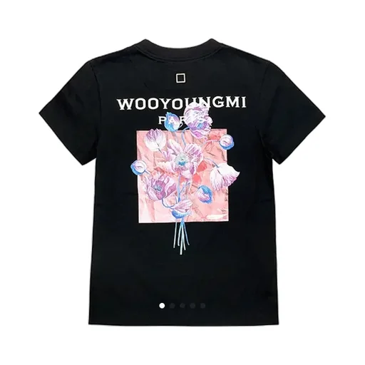 Flower-Backed Logo T-Shirt