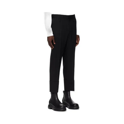 Trousers With Rolled-Up Cuffs