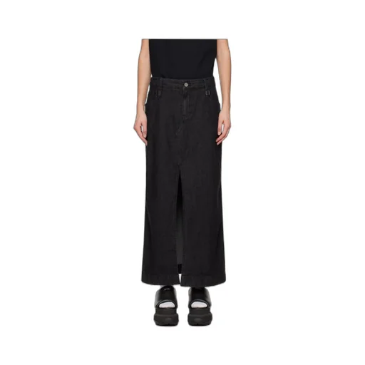 Flared Denim Skirt