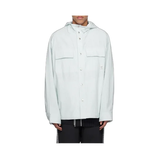 Stripe Hooded Shirt