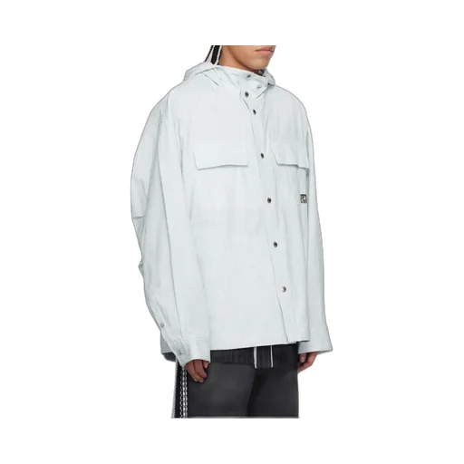 Stripe Hooded Shirt