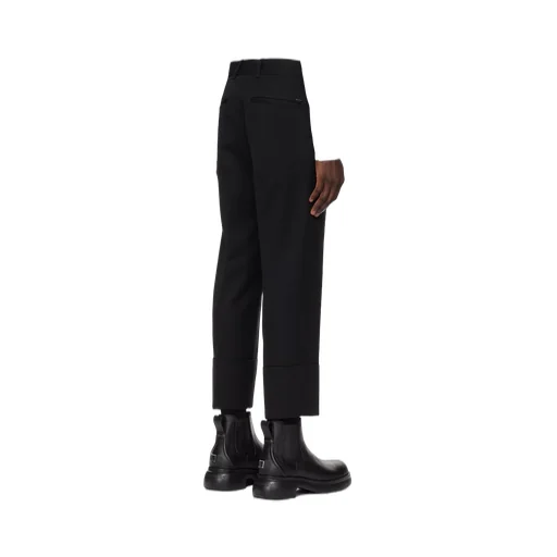 Trousers With Rolled-Up Cuffs