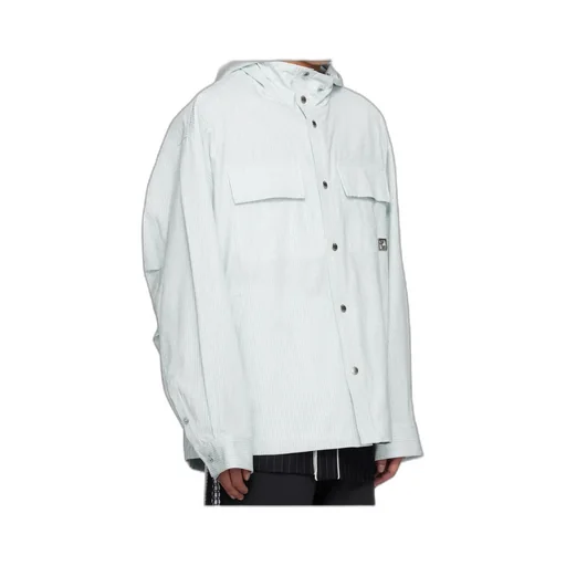 Stripe Hooded Shirt