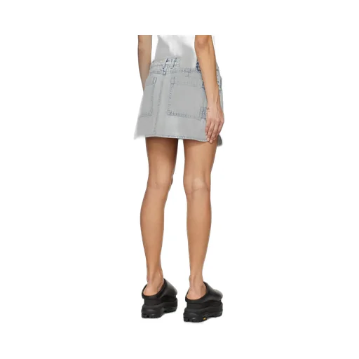 Asymmetric Wrap Mini Skirt
