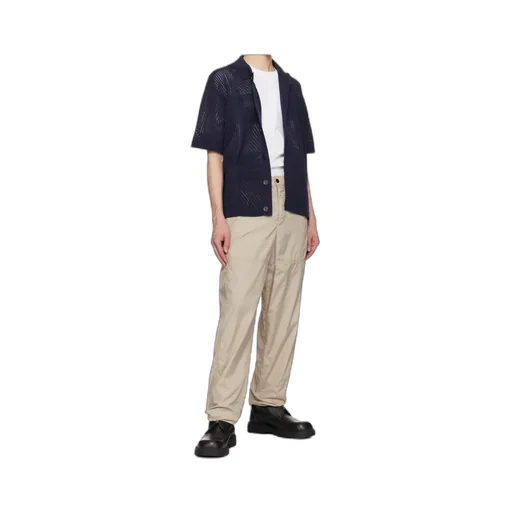 Open-Knit Cotton Shirt
