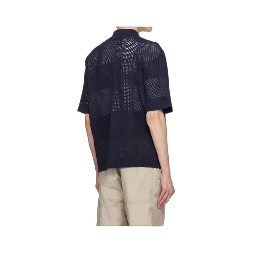 Open-Knit Cotton Shirt