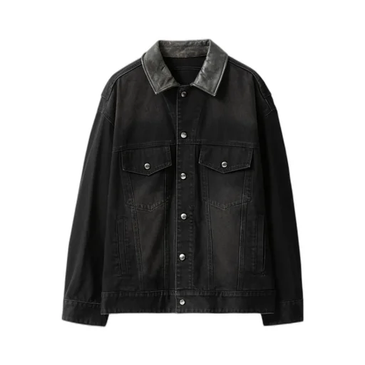 Long-Sleeved Denim Jacket
