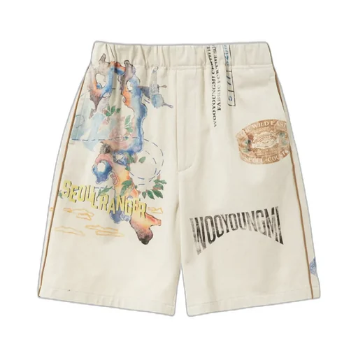 Graphic Twill Shorts