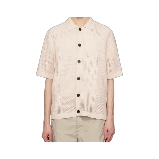 Open-Knit Cotton Shirt