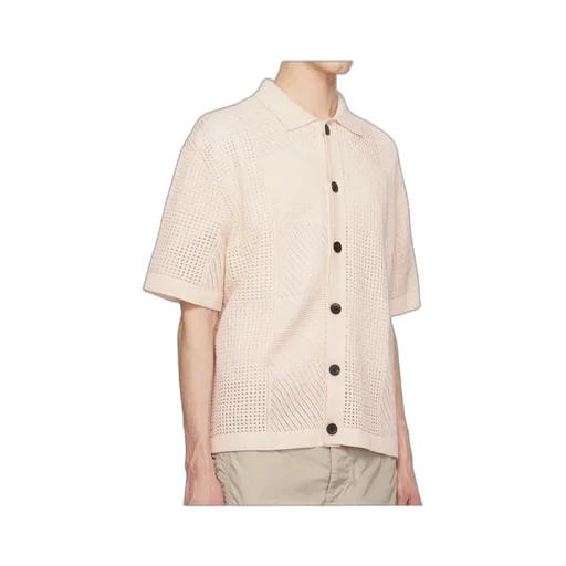 Open-Knit Cotton Shirt