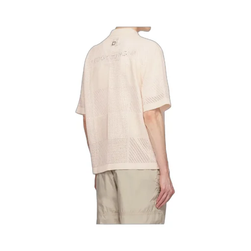 Open-Knit Cotton Shirt