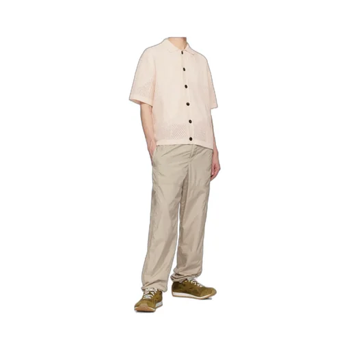 Open-Knit Cotton Shirt
