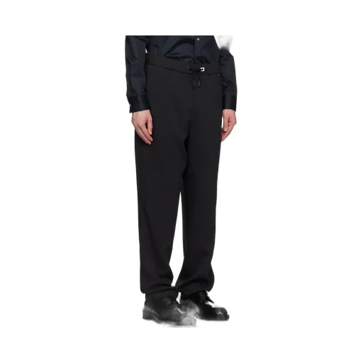 Elasticated-Waistband Trousers