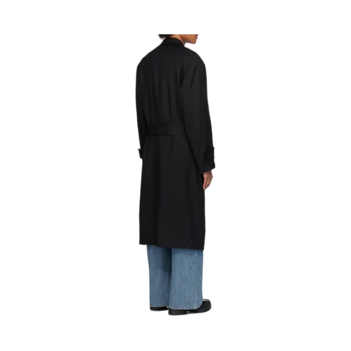 Single-Breasted Wool Coat