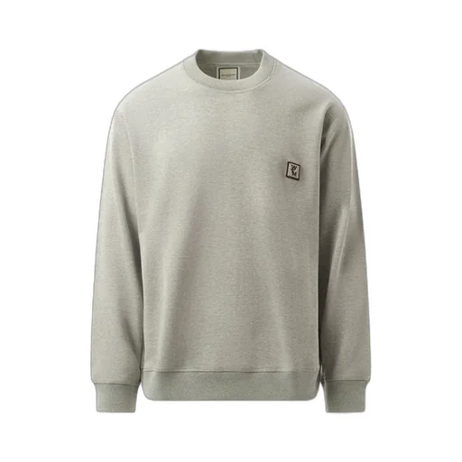 Round-Collar Long-Sleeve Hoodie