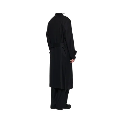 Single-Breasted Wool Coat
