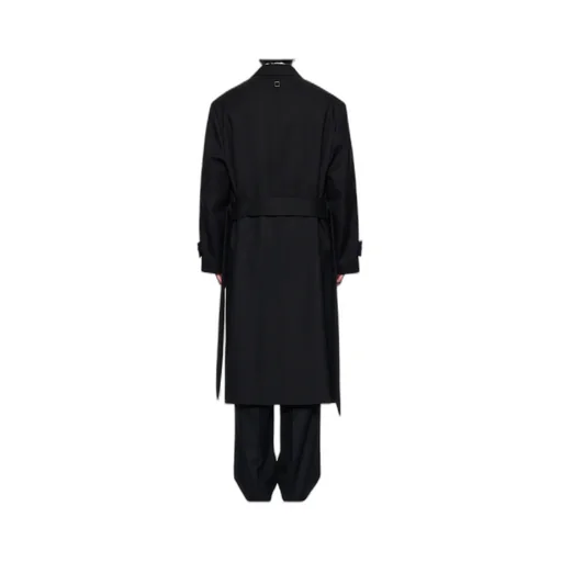 Single-Breasted Wool Coat
