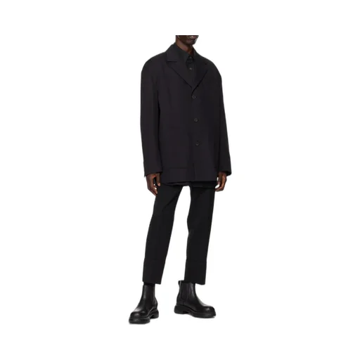 Logo Single-Breasted Suit Jacket