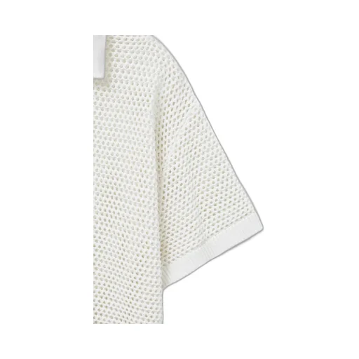 Mesh Short-Sleeved Sweater