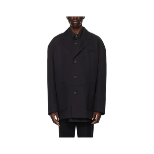 Logo Single-Breasted Suit Jacket