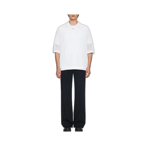 Mesh Short-Sleeved Sweater