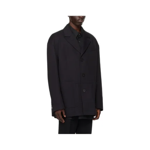 Logo Single-Breasted Suit Jacket
