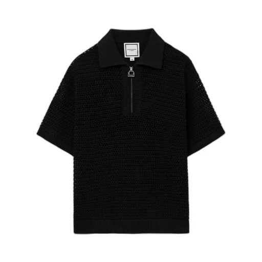 Mesh Short-Sleeved Sweater