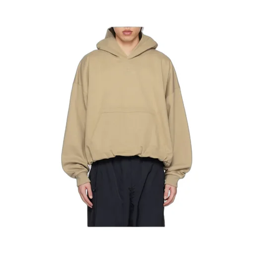Over Fit String Hooded Sweater
