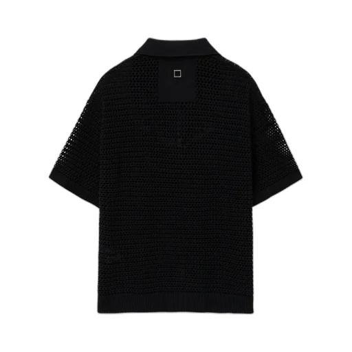 Mesh Short-Sleeved Sweater