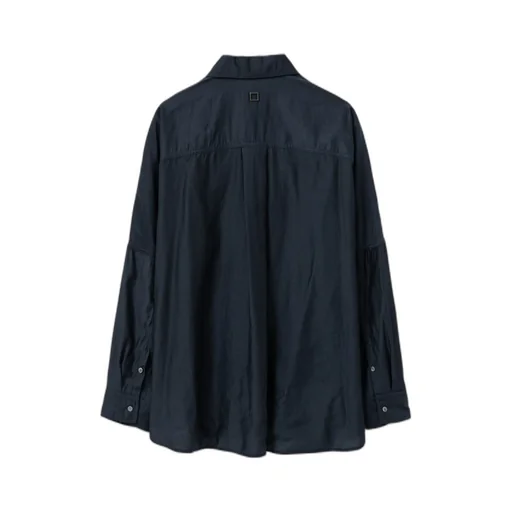 Long-Sleeved Lapel Shirt