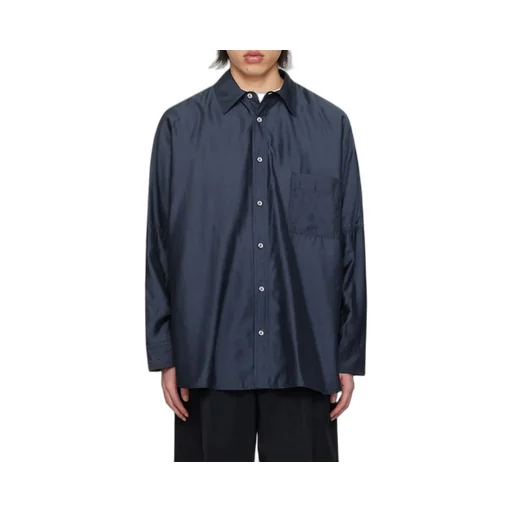 Long-Sleeved Lapel Shirt