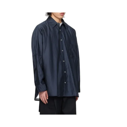 Long-Sleeved Lapel Shirt