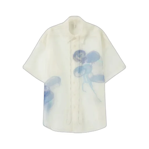 Printed Sheer Shirt
